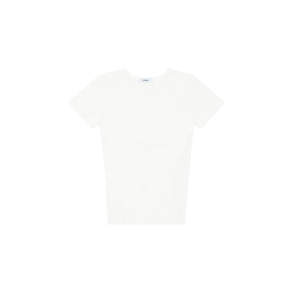 Miaou White Boned Tee