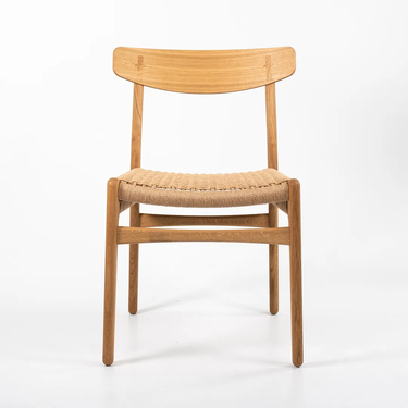 Oak and Paper Dining Chair by Hans Wegner for Carl Hansen, 2021