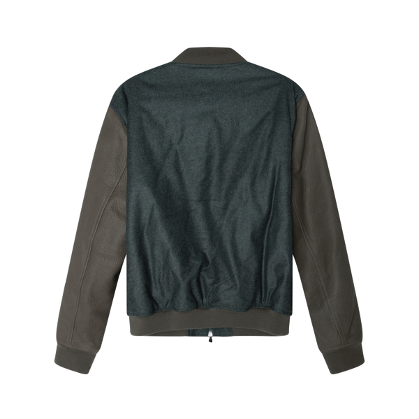 Josh Peskowitz for Sannino Green Bomber Jacket