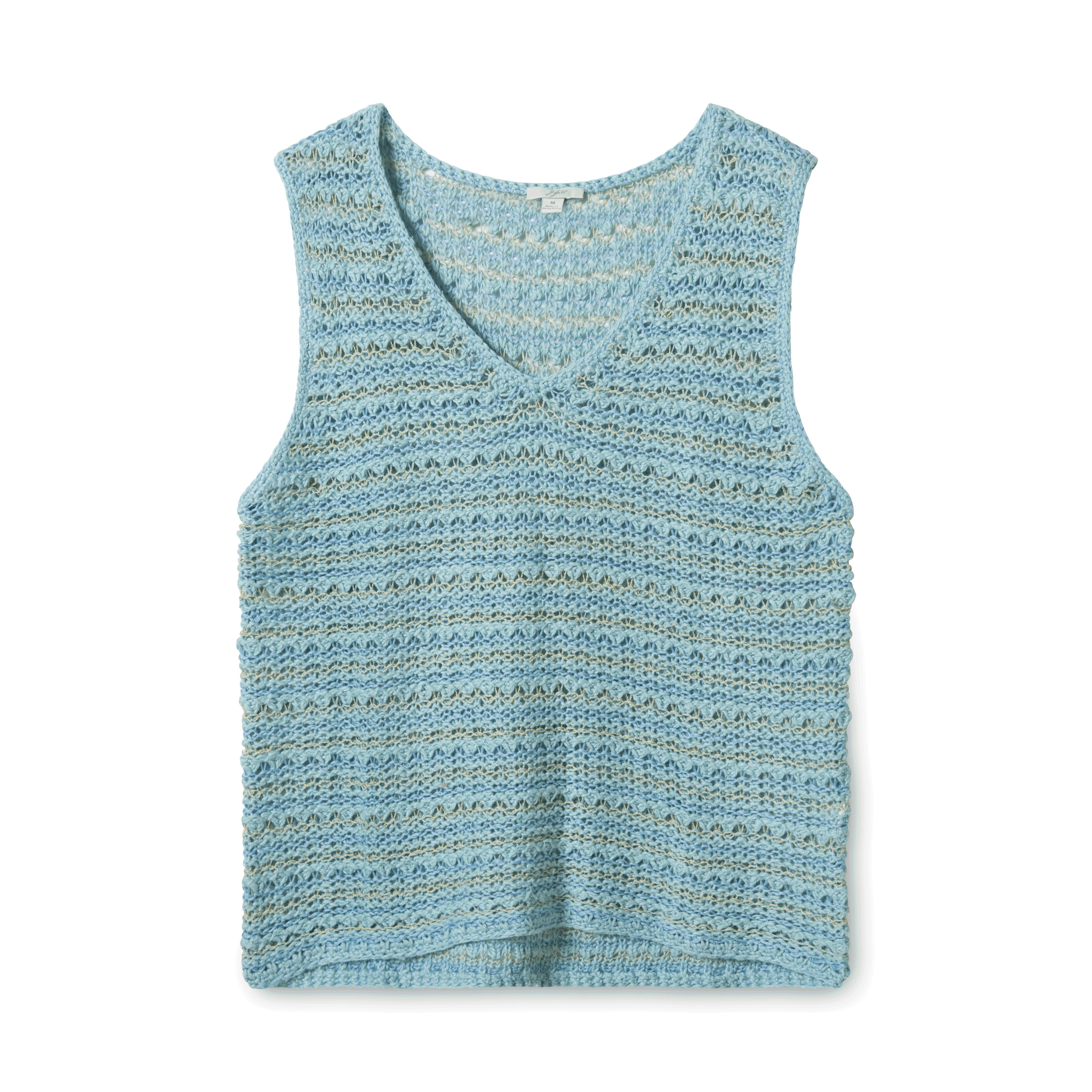 J.Jill Crochet Sweater Vest by Juneflower | Basic.Space