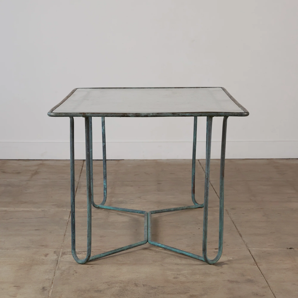 Bronze Patio Dining Table by Walter Lamb for Brown Jordan