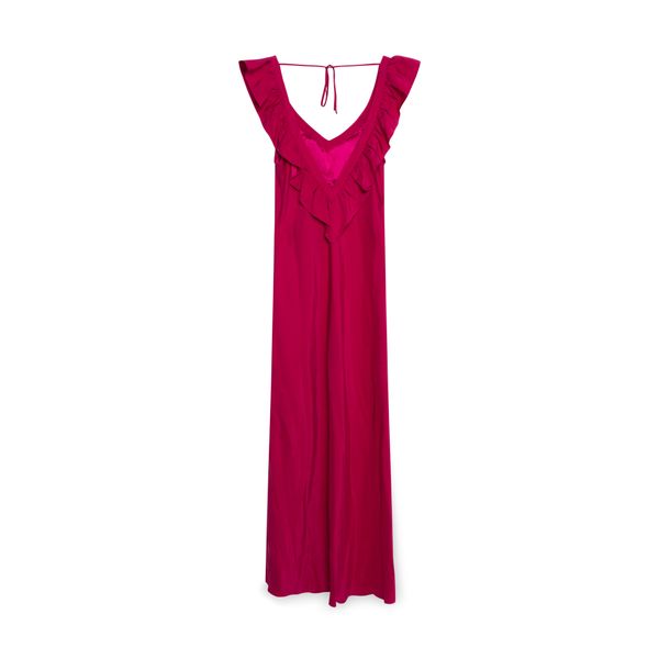 Reformation Fuschia Midi Dress