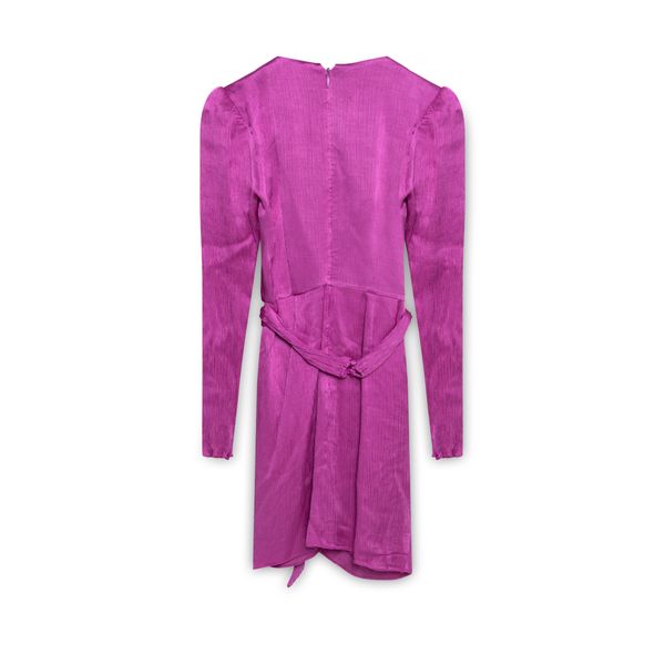 Alfabeta Fuschia Wrap Mini Dress