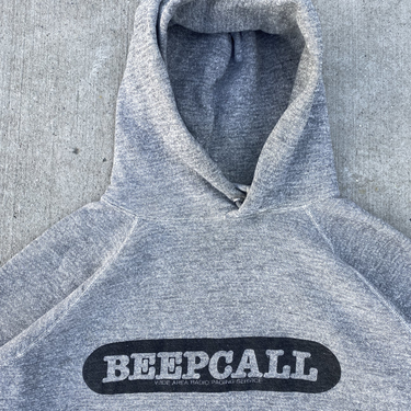 1980s Distressed "Beepcall" Tri-Blend Hoodie