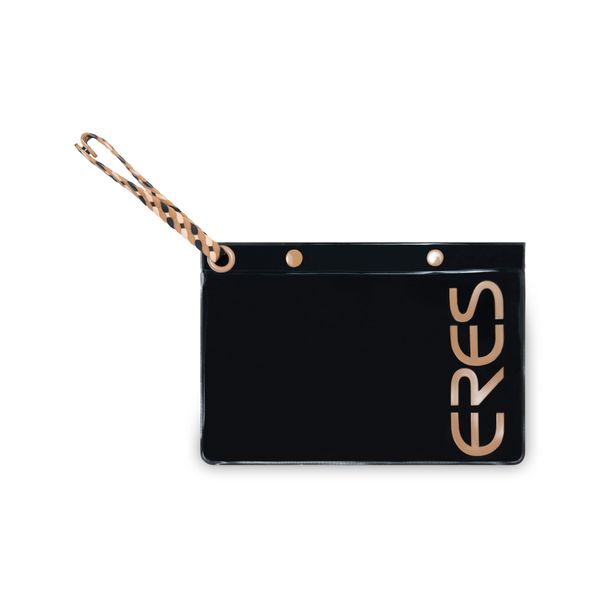 ERES Black PVC Clutch