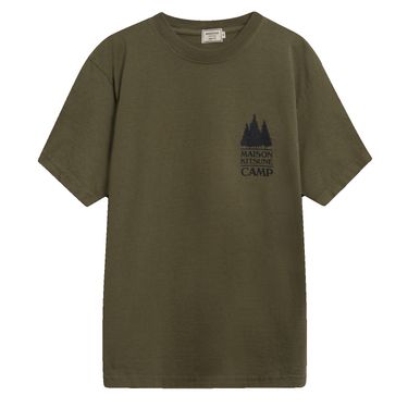 US MK Camp Short-Sleeved Tee-Shirt - Dark Khaki