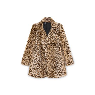 Aakaa Cheetah Print Coat