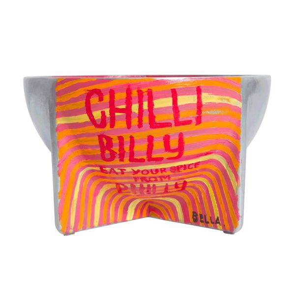 Chilly Billy Small Round Standing Bowl