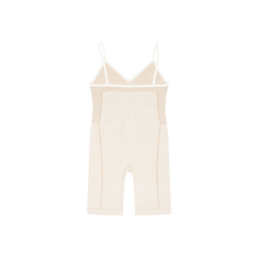 Nagnata Rib Playsuit in Cream