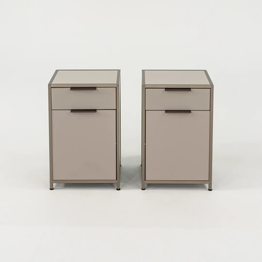 Pair of DITA Argile Bronze Nightstands by Pagnon & Pelhaitre for Ligne Roset, 2023