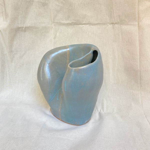 Amorphous No. 4 - Celedon Stoneware Vase, 2024