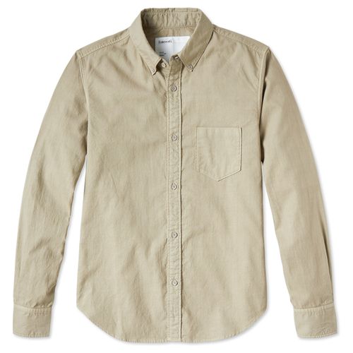 Entireworld Organic Cotton Oxford Shirt - Taupe