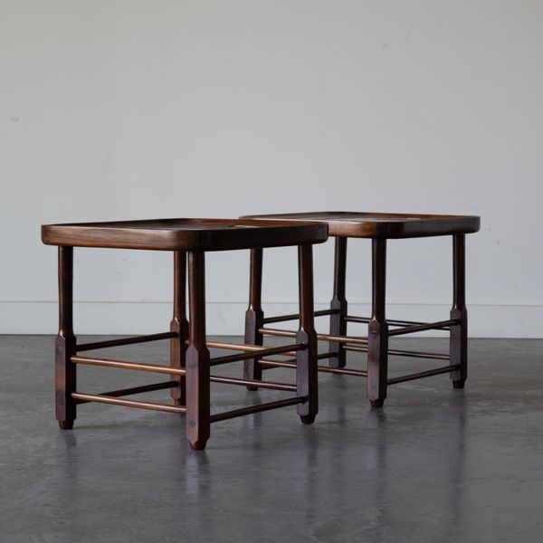 "Magrini" Stools by Sergio Rodrigues for Oca, Brazil, 1963