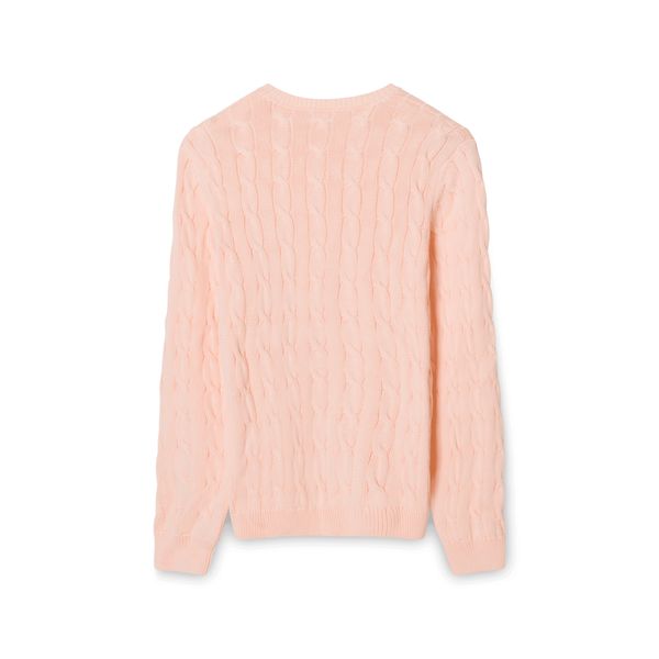 Sporty and Rich Peach Sweater