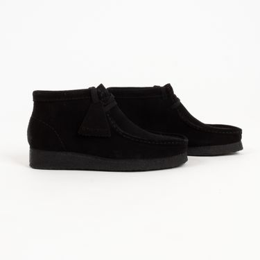 Clarks Wallabee Black Suede Boots