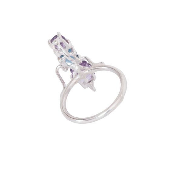 Ring - Blue Topaz & Amethyst