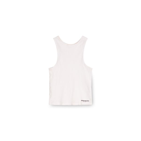 White Orseund Iris Ribbed Tank Top