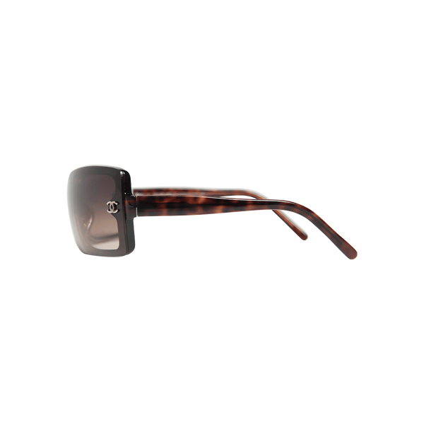 Chanel Interlocking CC Logo Square Sunglasses