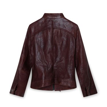 Beryll Red Leather Jacket