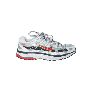 Nike P-6000 Sneakers in White/Varsity Red 