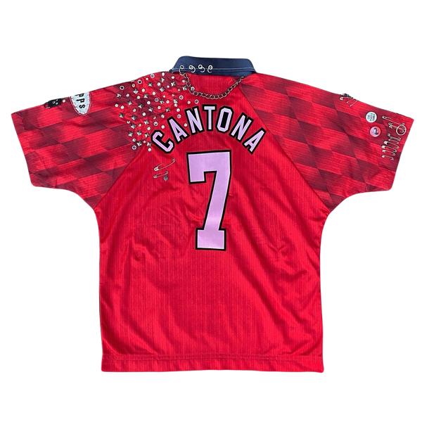 Phipps 1/1 "Punk" Customized Eric Cantona Jersey