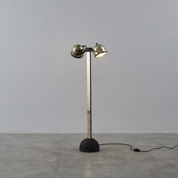 Livio Castiglioni & Gae Aulenti Trepiù Floor Lamp Stilnovo, Italy, 1970s