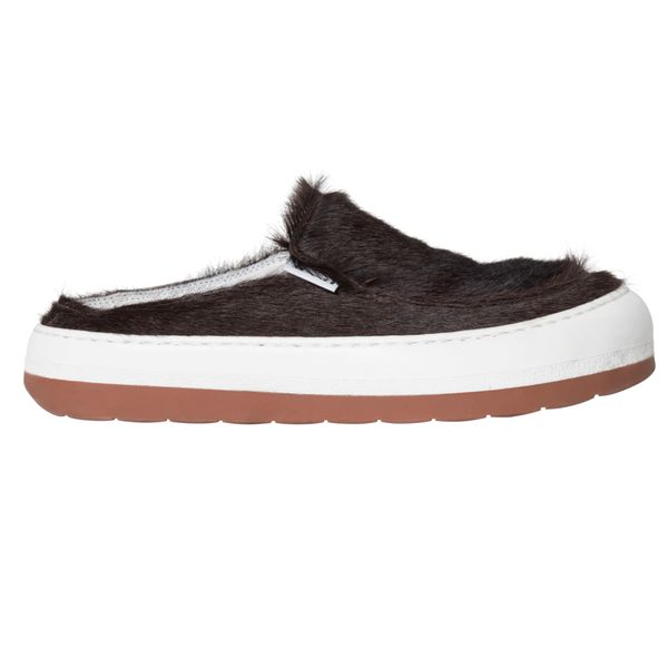 Sunnei Dreamy Slip-on Sneakers In Brown Ponyhair