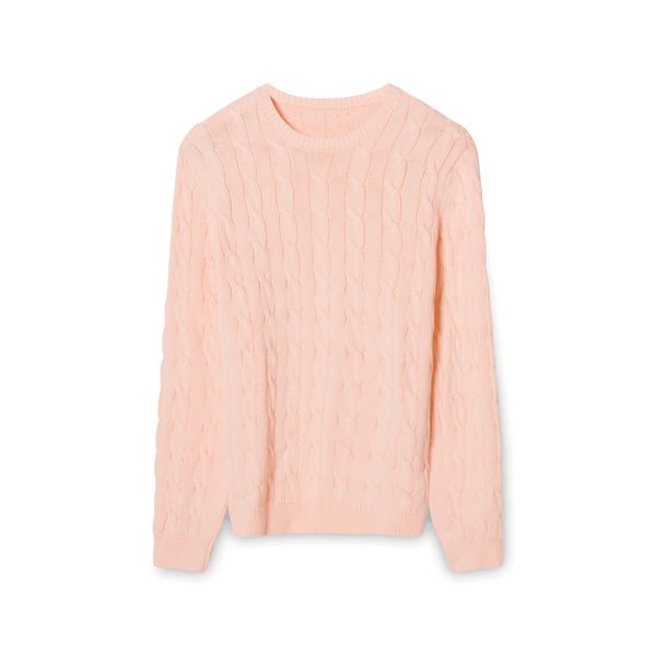 Sporty and Rich Peach Sweater