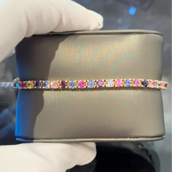Unheated Sapphire Party Bracelet
