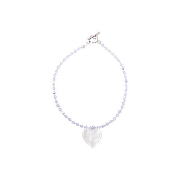 Grape Jelly Heart Necklace