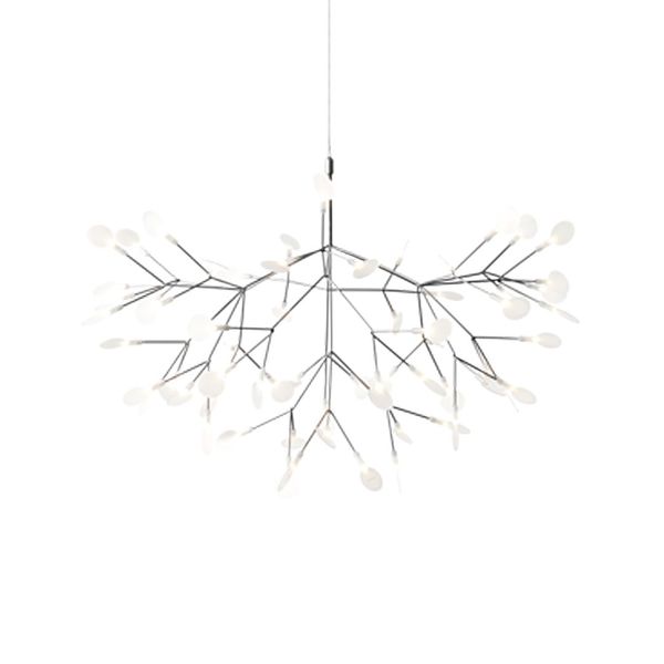 Heracleum III Suspended Large Pendant Lamp in Nickel by Bertjan Pot for MOOOI, 2022