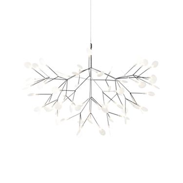 Heracleum III Suspended Large Pendant Lamp in Nickel by Bertjan Pot for MOOOI, 2022