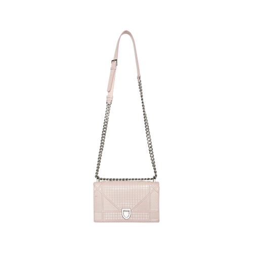 Christian Dior Patent Micro-Cannage Diorama Flap Bag
