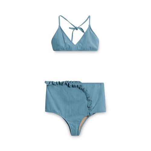 Made By Dawn Women's Blue Arrow Bikini Set