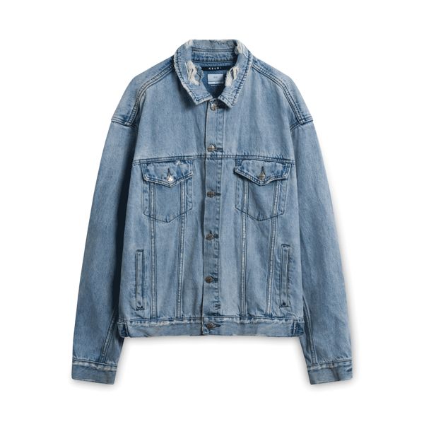 KSUBI Distressed Jean Jacket