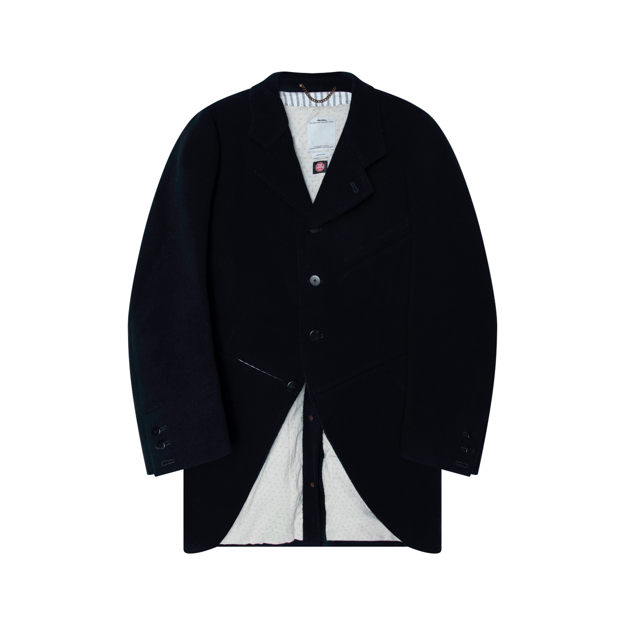 Visvim Navy Blue Coat by Nick Wooster Basic.Space