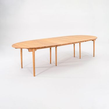 Dining Table with Two Leaves by Hans Wegner for Carl Hansen, 2022