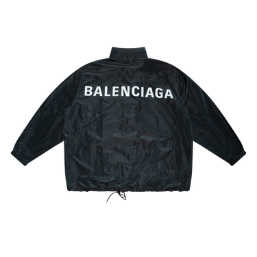 Balenciaga Back Logo Nylon Windbreaker Jacket