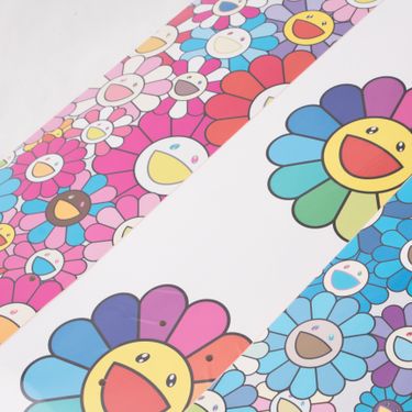 Takashi Murakami x ComplexCon Skate Deck Set-Multi Flower