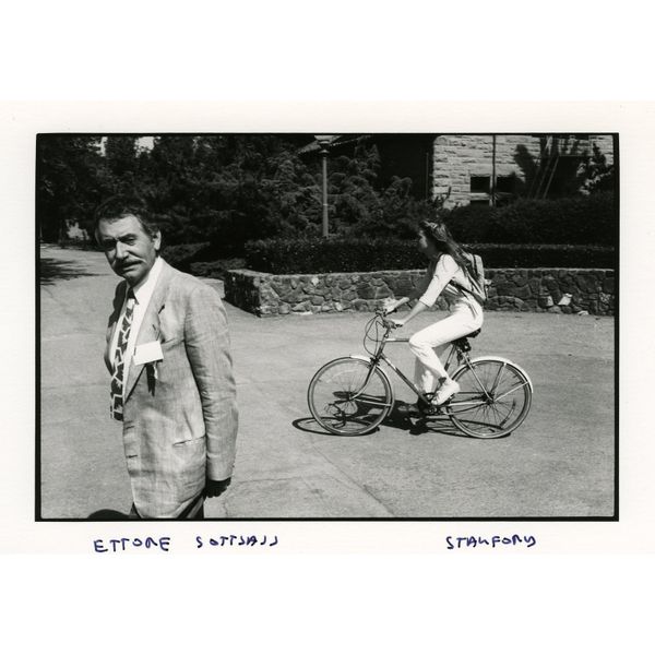 Sottsass at Stanford University, 1985