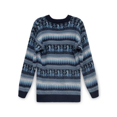 Patterned Alpaca Wool Sweater