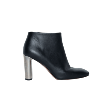 Céline Silver Heel Ankle Boot