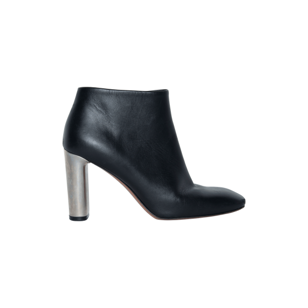 Céline Silver Heel Ankle Boot