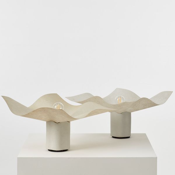 Mario Bellini Pair 'Area' Table Lamps, Italy, 1974
