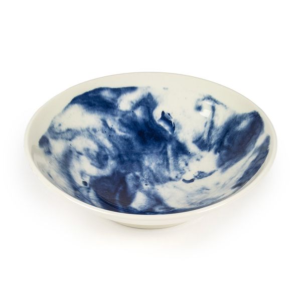 Indigo Storm Medium Serving Bowl