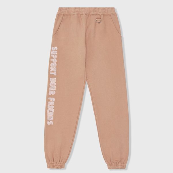 Support Your Friends Brown Sweats