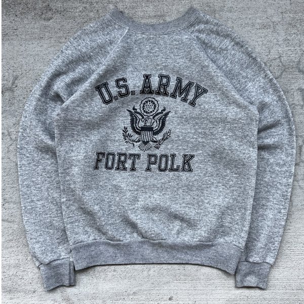 1980s Fort Folk Raglan Cut Crewneck