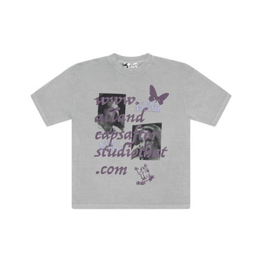 And After That x All Caps Studio Grey/Purple Antes Del Amanecer Tee