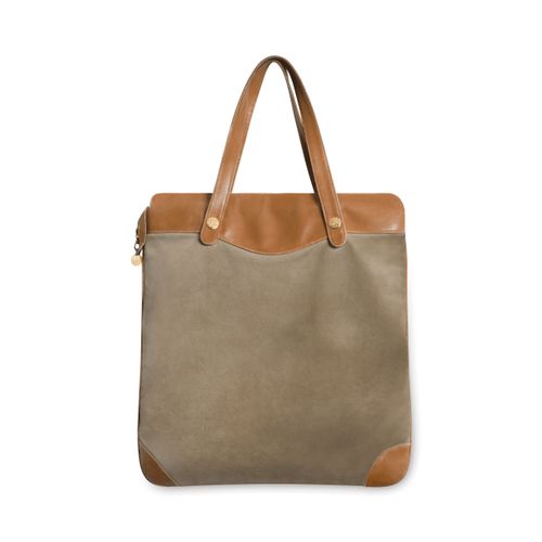 Vintage Celine Suede and Leather Tote 