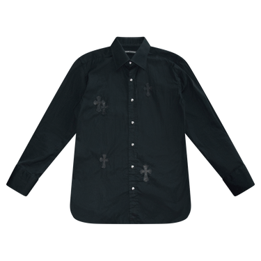 Chrome Hearts Cross Patch Dress Shirt